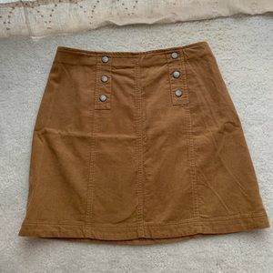 Corduroy Hollister mini skirt